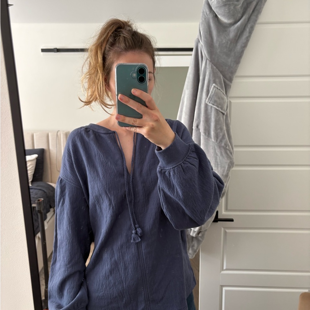 NWT Aerie Deep Blue Tunic Top